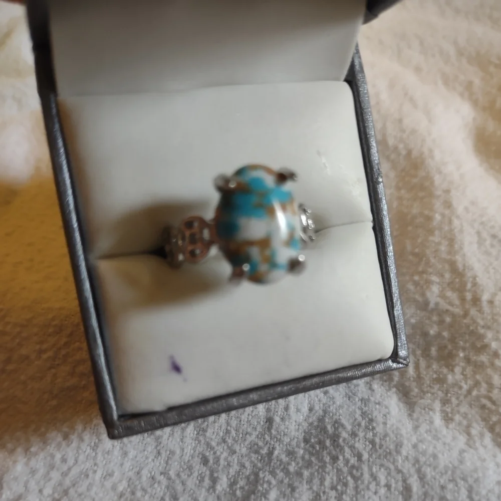 New women's multi colored size 7.5 ring